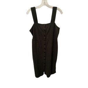 Madewell texture and thread olive green dress size M